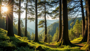 explore surrey, england’s most wooded county, and uncover the beauty of its stunning landscapes, highlighted by the iconic scots pines that define its natural scenery.