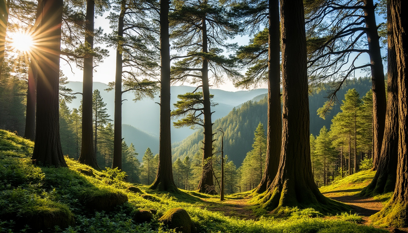 explore surrey, england’s most wooded county, and uncover the beauty of its stunning landscapes, highlighted by the iconic scots pines that define its natural scenery.