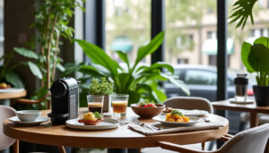 discover zéro carbo, the innovative carbon-neutral dining pop-up in paris by nespresso and le fooding. experience sustainable cuisine and eco-friendly gastronomy in the heart of the city.